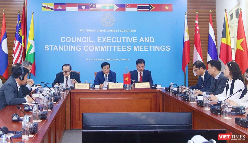 Đầu cầu Việt Nam tham dự trực tuyến phiên làm việc của Hội đồng Liên đoàn Thể thao Đông Nam Á.