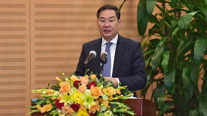 Ông Lê Hồng Sơn đảm nhiệm vị trí Phó Chủ tịch thường trực UBND TP. Hà Nội từ năm 2014 cho đến nay. Ảnh: hanoi.gov.vn.