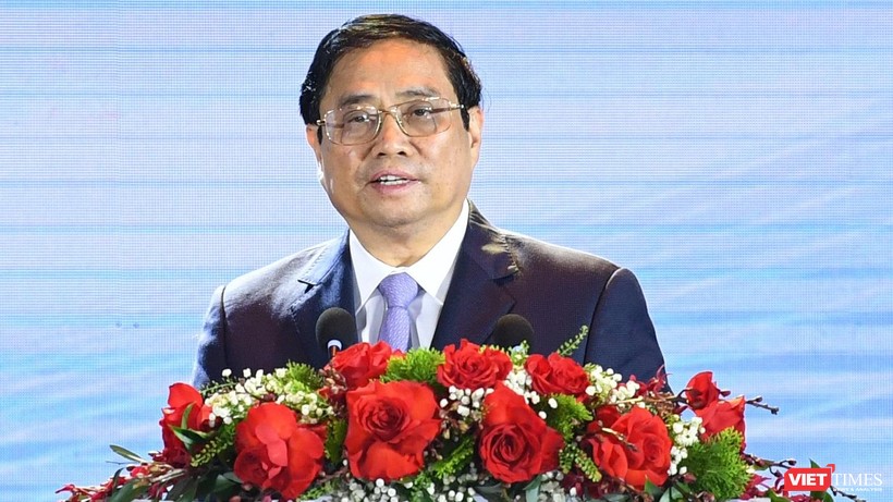 Thủ tướng Chính phủ Phạm Minh Chính phát biểu tại Ngày Chuyển đổi số quốc gia.