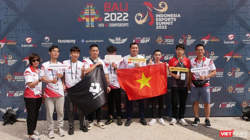 Đoàn Việt Nam tại Giải Vô địch Thể thao điện tử Thế giới (IESF) 2022, đang được tổ chức ở Bali - Indonesia.