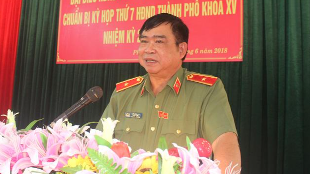 Thiếu tướng Đỗ Hữu Ca - khi đương nhiệm Giám đốc Công an TP. Hải Phòng