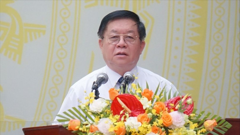 Ông Nguyễn Trọng Nghĩa, Bí thư Trung ương Đảng, Trưởng ban Tuyên giáo Trung ương phát biểu chỉ đạo.