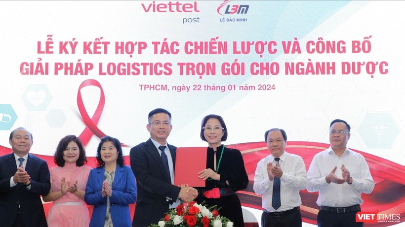 Hôm nay (22/1), Viettel Post và Lê Bảo Minh công bố hợp tác triển khai logistics trọn gói cho ngành dược.