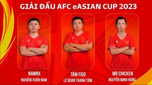 3 đại diện của đội tuyển thể thao điện tử quốc gia Việt Nam tham dự giải đấu thể thao điện tử AFC eAsian Cup 2023.