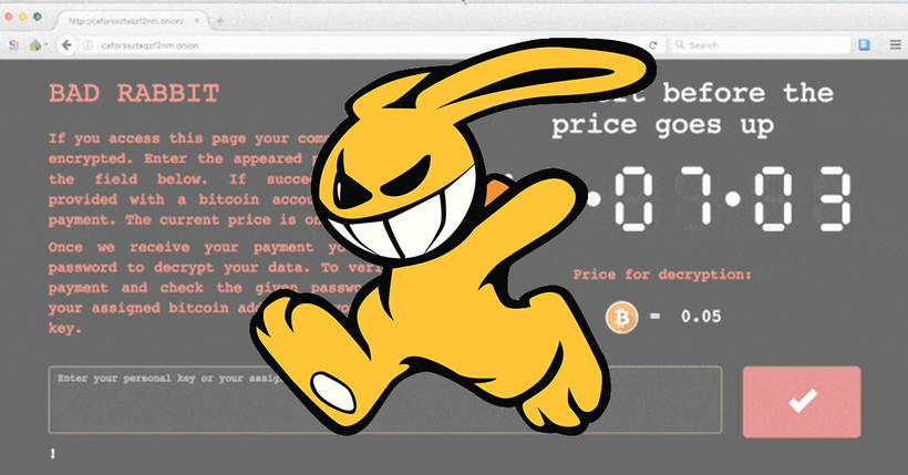 Có tên là “Bad Rabbit”, mã độc này là minh chứng mới nhất cho thấy tội phạm mạng đang dùng ransomware để moi tiền từ các nạn nhân trên toàn cầu. (Ảnh: CNN)