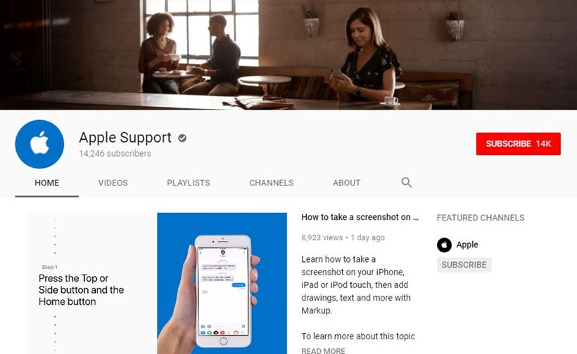 Apple vừa ra kênh YouTube hỗ trợ người dùng các thủ thuật trên iPhone, iPad (ảnh: Business Insider)