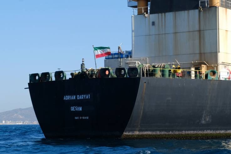 Tàu chở dầu Adrian Darya 1 – trước là Grace 1 – của Iran (Ảnh: Newsweek)