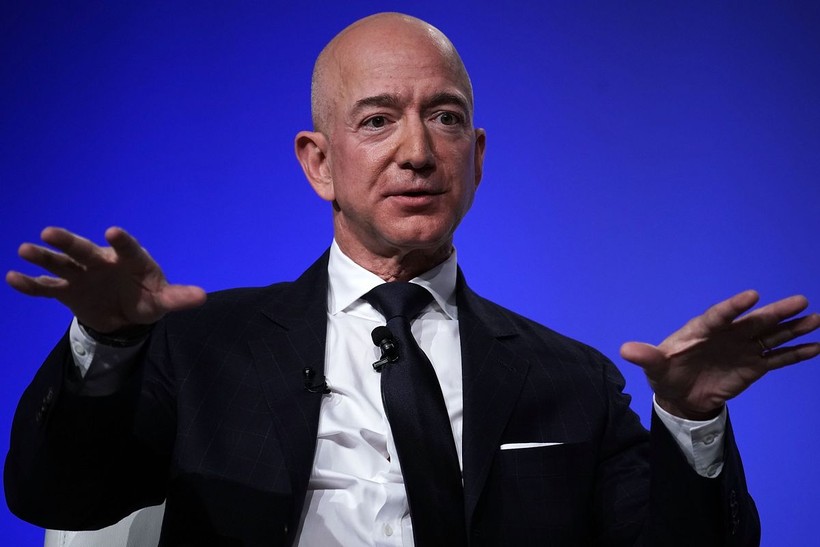 Tỷ phú Jeff Bezos, người đàn ông giàu nhất hành tinh (Ảnh: Getty)