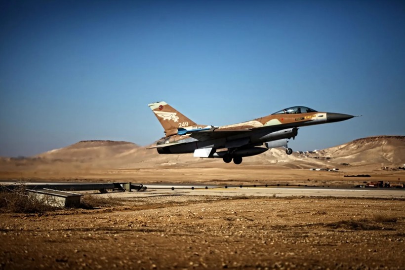 Một chiếc chiến đấu cơ F-16 của quân đội Israel (Ảnh: Haaretz)