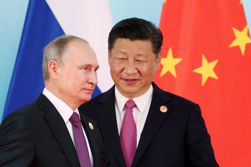 Tổng thống Nga Vladmir Putin và Chủ tịch Trung Quốc Tập Cận Bình cam kết duy trì mặt trận thống nhất chống COVID-19 (Ảnh: Reuters)