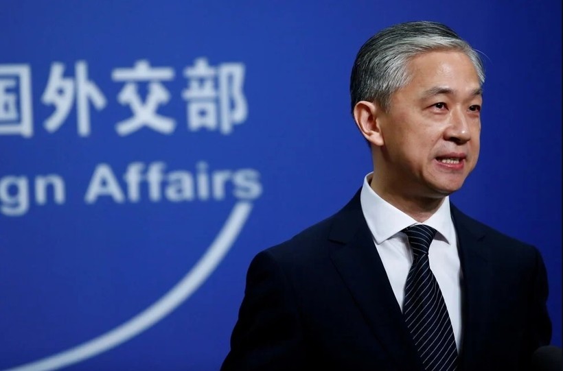 Phát ngôn viên Bộ Ngoại giao Trung Quốc Uông Văn Bân (Ảnh: Reuters)