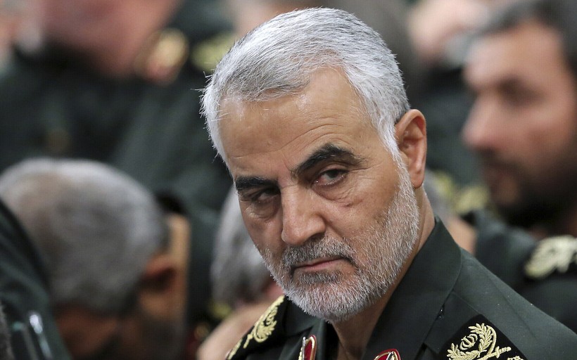 Tướng Soleimani tử vong trong vụ không kích mà Mỹ thực hiện hồi đầu năm nay (Ảnh: AP)