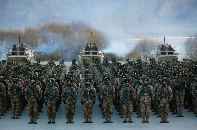 Trung Quốc muốn có quân đội "đăng cấp thế giới" vào năm 2050 (Ảnh: AP)