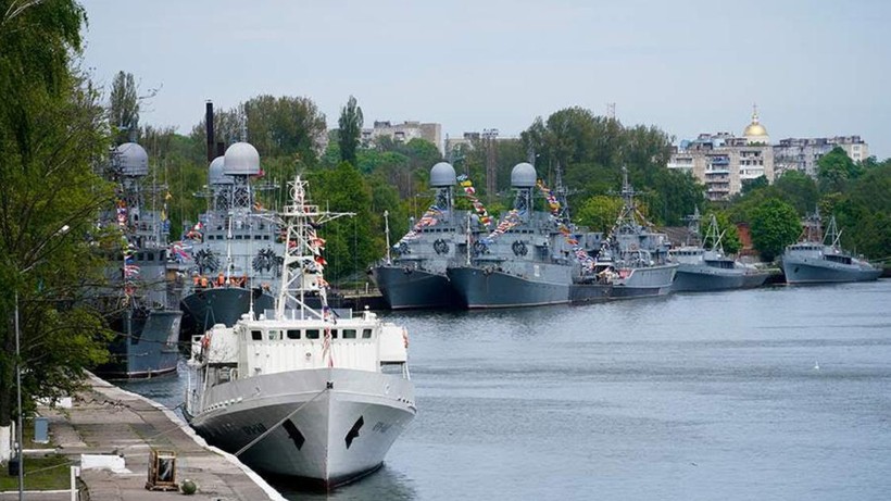 Căn cứ Hải quân của Hạm đổi Baltic của Nga (Ảnh: Iz.ru)