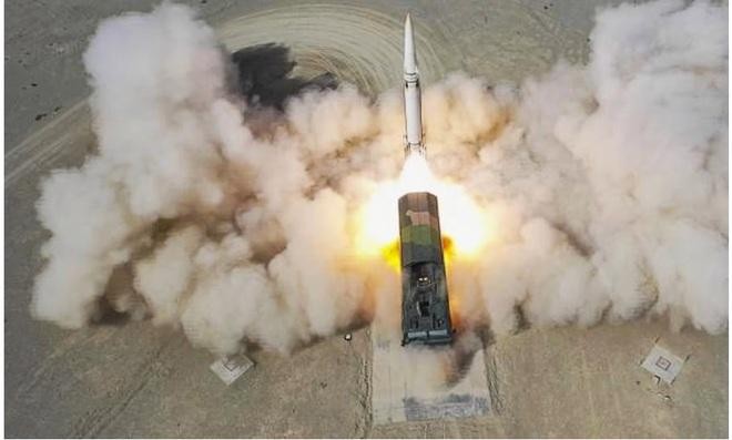 Vụ thử tên lửa mới của Trung Quốc (Ảnh: SCMP)