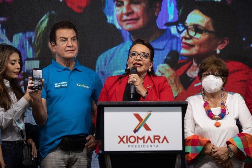 Ứng viên Xiomara Castro tuyên bố sẽ cắt đứt quan hệ ngoại giao với Đài Loan nếu đắc cử (Ảnh: Bloomberg)