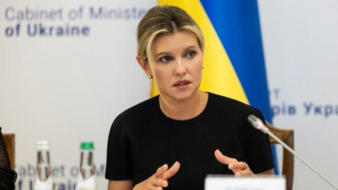 Đệ nhất phu nhân Ukraine Olena Zelenska (Ảnh: Getty).