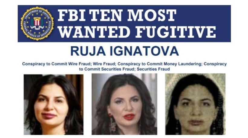 FBI đưa "Nữ hoàng tiền mã hóa" Ruja Ignatova vào danh sách 10 tội phạm bị truy nã gắt gao nhất với mức treo thưởng 100.000 USD (Ảnh: Guancha)