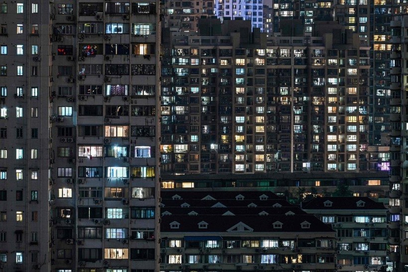 Theo dữ liệu ước tính của nhiều hãng, có hàng triệu căn hộ bỏ không trên khắp Trung Quốc đại lục (Ảnh: AFP)