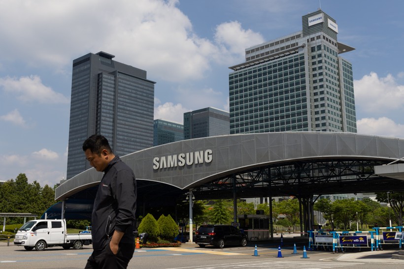 Khoản tiền vay của những người thừa kế Samsung đã tăng gấp 4 lần tính từ cuối năm 2021 (Ảnh: Bloomberg)