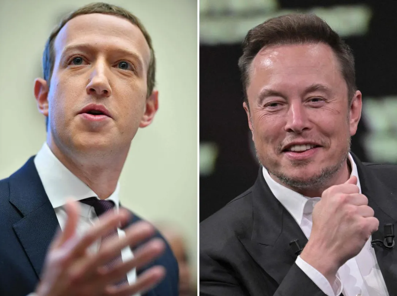 Elon Musk và Mark Zuckerberg dẫn đầu danh sách tỉ phú kiếm được nhiều tiền nhất trong nửa đầu năm nay (Ảnh: Getty)