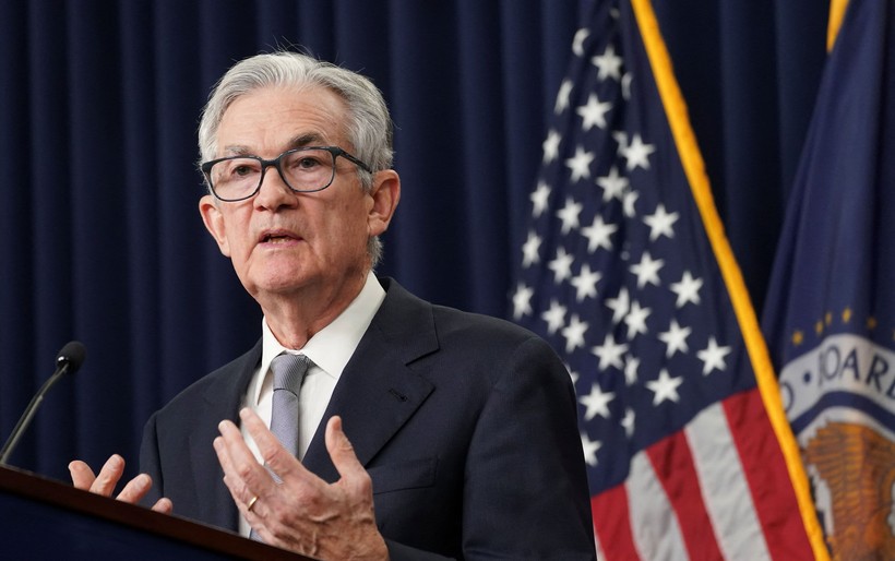 Chủ tịch Fed Jerome Powell cho rằng lãi suất có thể tiếp tục được tăng nếu lạm phát tăng tốc trở lại (Ảnh: CNBC)
