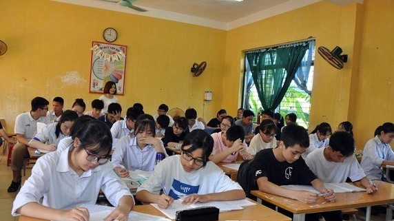 Kỳ thi tuyển sinh lớp 10 tại Hưng Yên năm 2020 diễn ra an toàn, nghiêm túc, đúng quy chế. Ảnh: tuyengiaohungyen.vn.