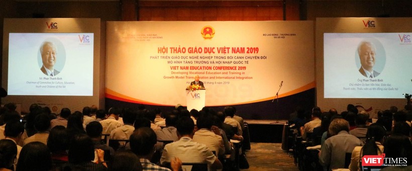 Hội thảo giáo dục Việt Nam 2019. Ảnh: Minh Thúy