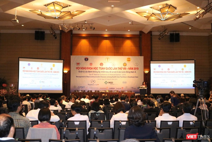 Hội nghị khoa học toàn quốc lần thứ VII năm 2019 về quản lý các bệnh không lây nhiễm tại y tế cơ sở ở các nước Đông Nam Á. Ảnh: Minh Thúy