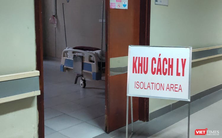 Khu vực cách ly bệnh nhân tại Bệnh viện Hữu Nghị  Việt Xô. Ảnh: Minh Thúy 