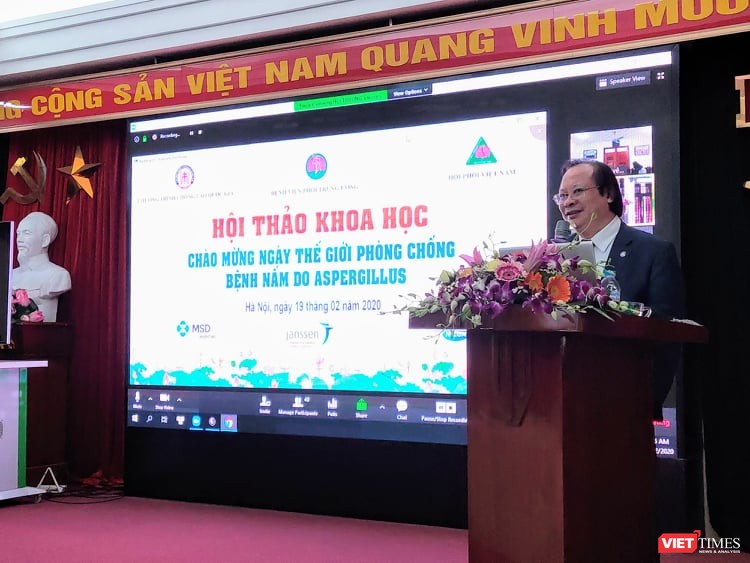 PGS. TS. Nguyễn Viết Nhung – Giám đốc Bệnh viện Phổi Trung ương. Ảnh: Minh Thúy 