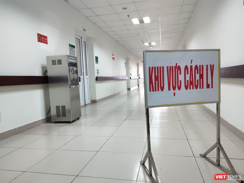Khu vực cách ly tại Bệnh viện Bệnh Nhiệt đới Trung ương (Đông Anh, Hà Nội). Ảnh: Minh Thúy 