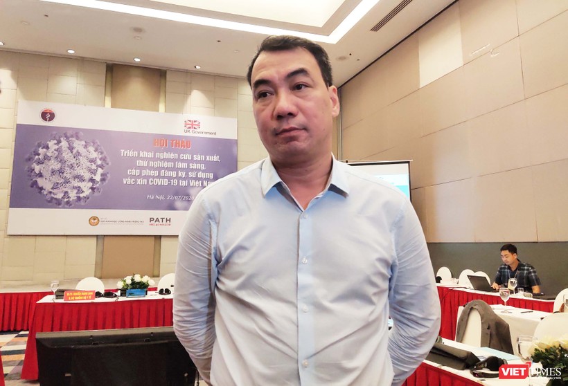 Ông Nguyễn Ngô Quang - Phó Cục trưởng Cục Khoa học Công nghệ và Đào tạo, Bộ Y tế (Ảnh: Minh Thúy) 