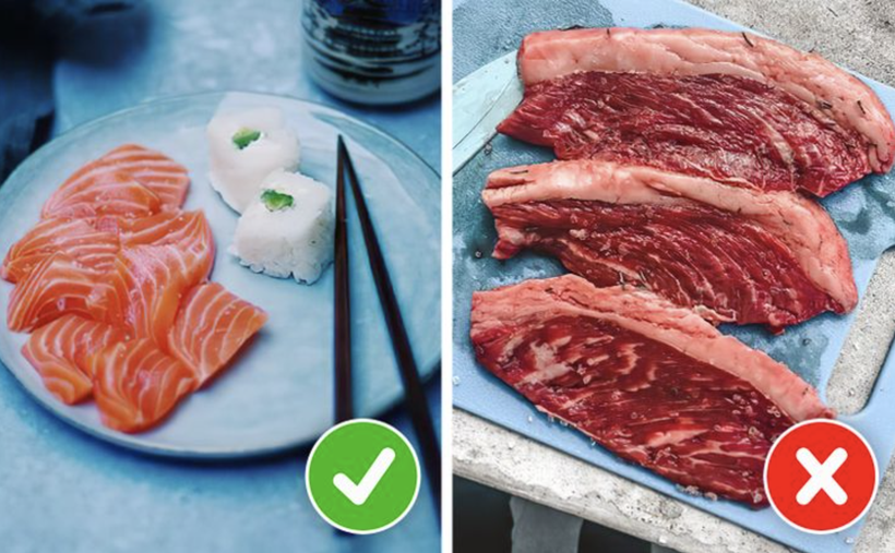 Người Nhật ăn cá nhiều hơn ăn thịt đỏ (Ảnh: brightside)