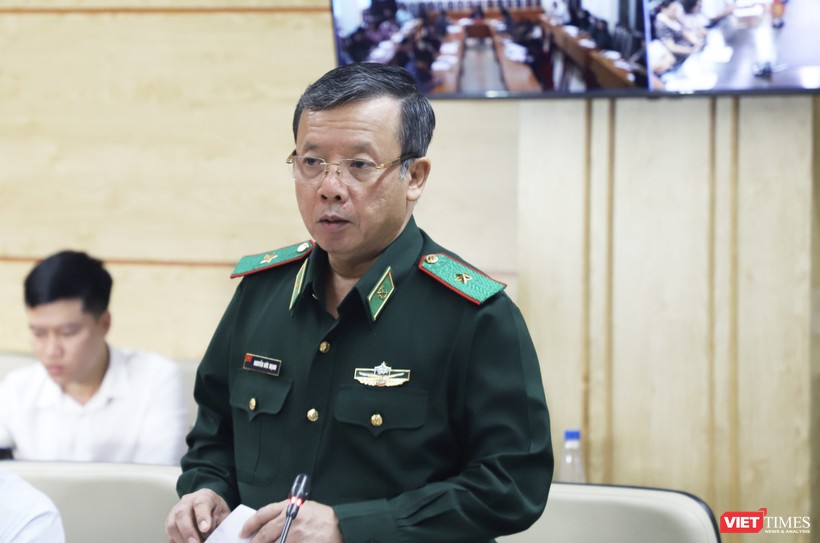 Thiếu tướng Nguyễn Đức Mạnh – Phó tư lệnh Bộ đội Biên phòng (Ảnh: Minh Thuý) 