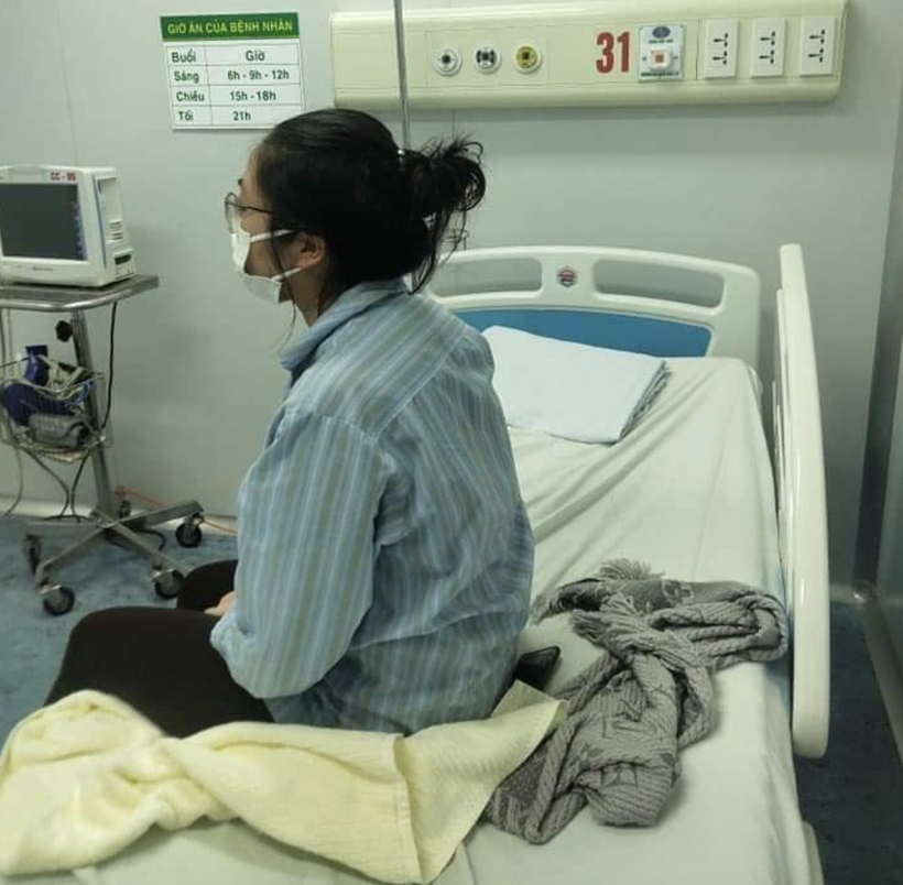 Bệnh nhân 17 mắc COVID-19 khi đang điều trị ở Bệnh viện Bệnh Nhiệt đới Trung ương (Ảnh: BVCC) 