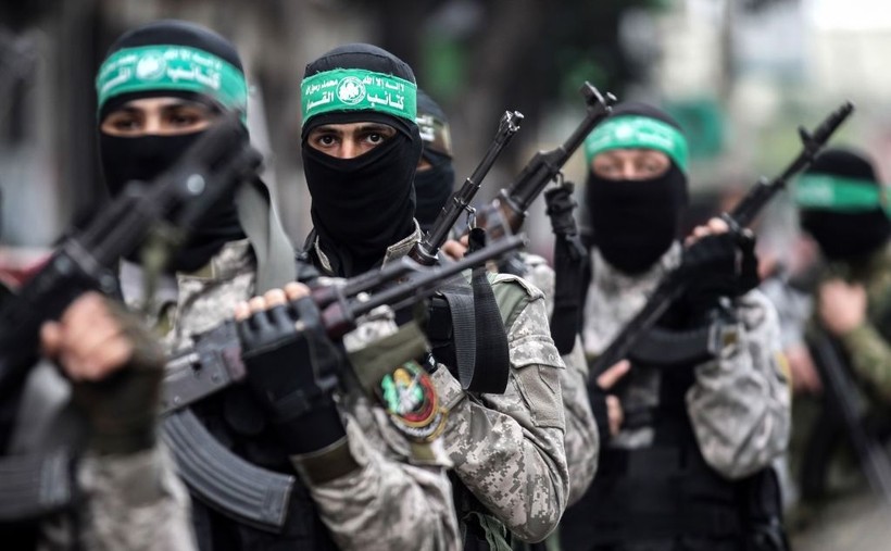 Các chiến binh Hamas tại Dải Gaza.