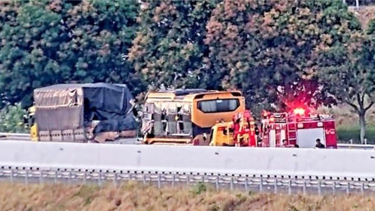 Vụ tai nạn trên đường cao tốc Nha Trang - Cam Lâm (ảnh: TL)