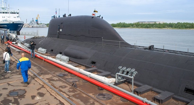 Tàu ngầm lớp Yasen của Hải quân Nga.