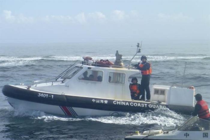 Tàu cảnh sát biển Trung Quốc hoạt động rất hung hăng trên Biển Đông.