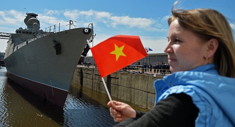 Nga đã hạ thủy tàu khinh hạm "Gepard 3.9" thứ tư cho Hải quân Việt Nam (ảnh: Sputnik)