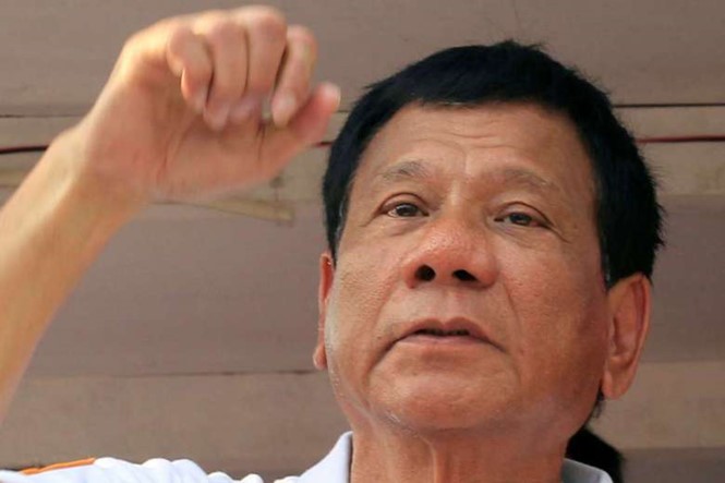 Tổng thống tân cử Philippines, ông Rodrigo Duterte.