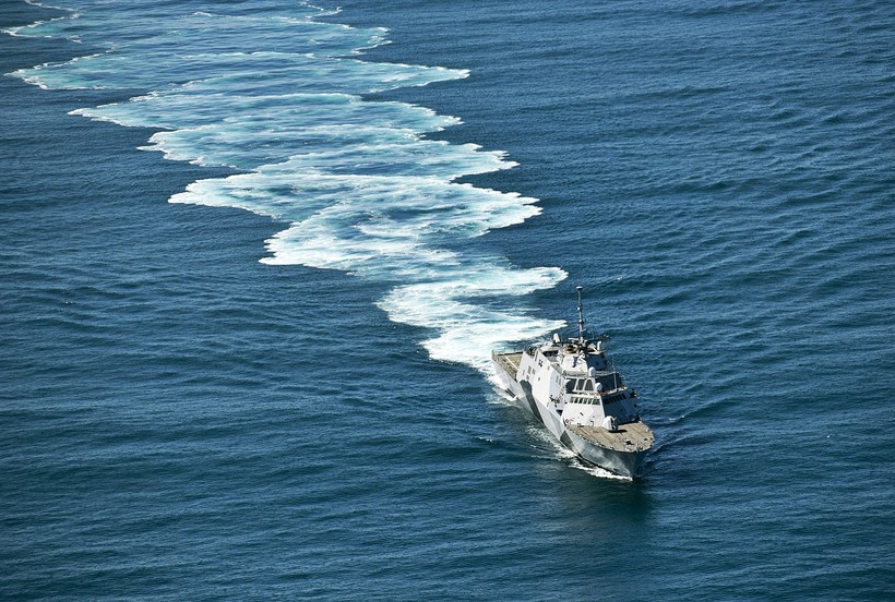 Tàu tuần duyên USS Freedom LCS-1 Hải quân Mỹ. Ảnh: Internet