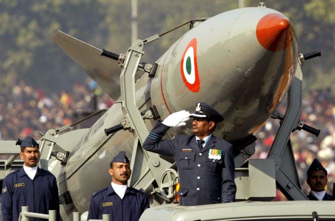 Ấn Độ là nước sở hữu vũ khí hạt nhân.