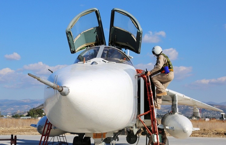 Máy bay ném bom Su-24 của Không quân Nga ở Syria (ảnh minh họa)