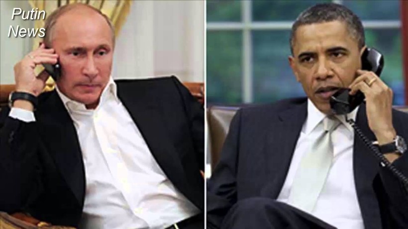 Tổng thống Putin và Tổng thống Obama vừa có cuộc hội đàm qua điện thoại (ảnh minh họa).