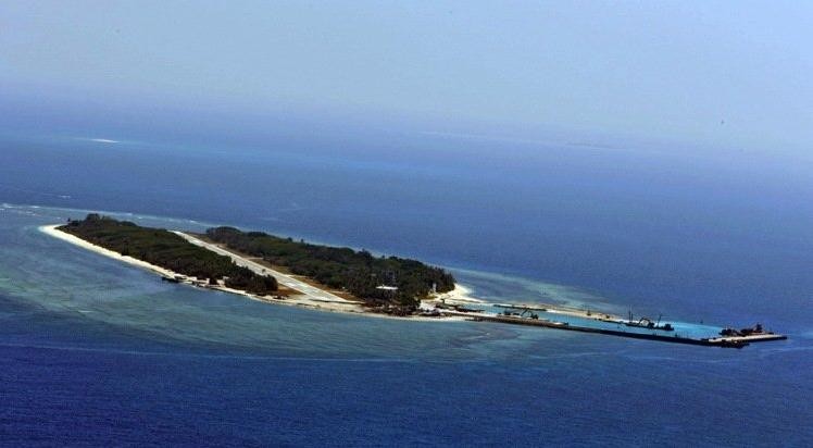 Đảo Ba Bình thuộc quần đảo Trường Sa của Việt Nam, hiện bị Đài Loan chiếm đóng bất hợp pháp. Ảnh: UDN Đài Loan.