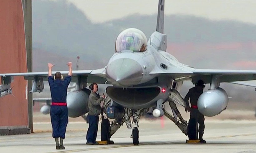 Chiến cơ F-16 của quân đội Mỹ.