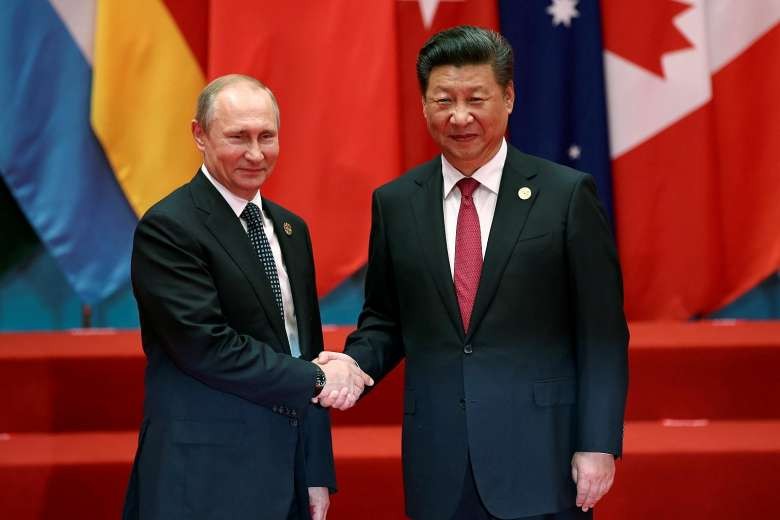 Lãnh đạo hai nước Nga - Trung Quốc.