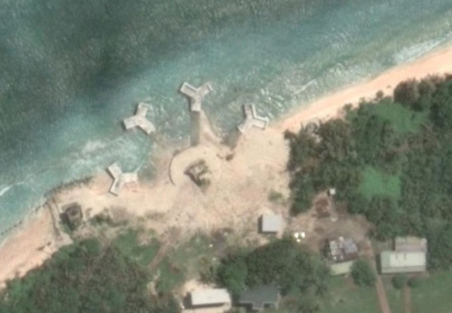 Xuất hiện 4 kết cấu bí mật, kỳ lạ trên đảo Ba Bình ở quần đảo Trường Sa (chủ quyền của Việt Nam).